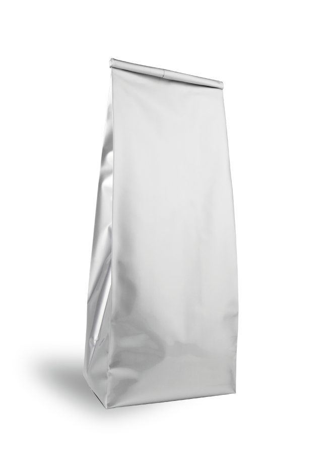 Grey Aluminum Packaging with Side Gusset | Eska Packaging